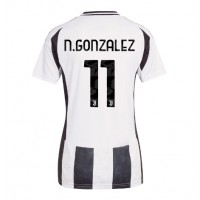 Billiga Juventus Nicolas Gonzalez #11 Hemma fotbollskläder Dam 2024-25 Kortärmad